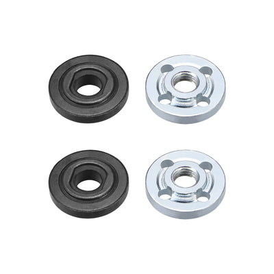 Harfington Angle Grinder Flange Nut, Replacement Electrical Fitting Part Inner Outer Lock Nuts for Makita G10SF3, 2 Sets