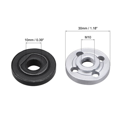 Harfington Angle Grinder Flange Nut Replacement Electrical Fitting Part Inner Outer Lock Nuts