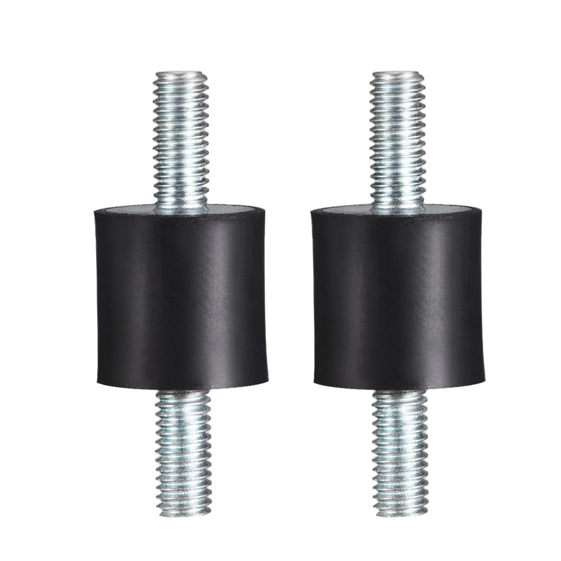 Harfington 15 x 15mm Rubber Mounts,Vibration Isolators,with M5 x 15mm Studs 2pcs