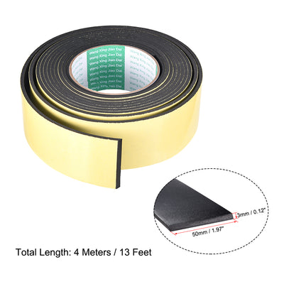 Harfington Foam Seal Tape, Adhesive Weather Strip 2pcs