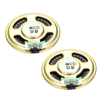 Harfington 0.5 W 8 Ohm DIY Audio Speaker Loudspeaker 40mm Round-shape 2pcs