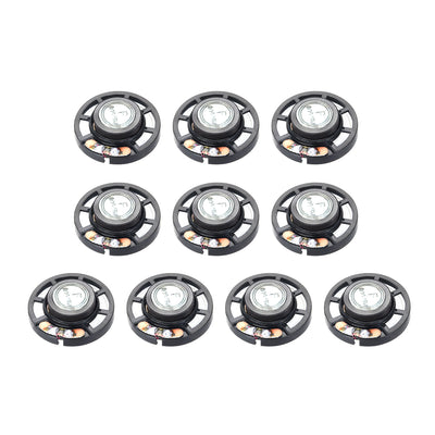 Harfington 0.25W 8 Ohm Mini DIY Audio Speaker Loudspeaker 29mm Round Shape 10pcs
