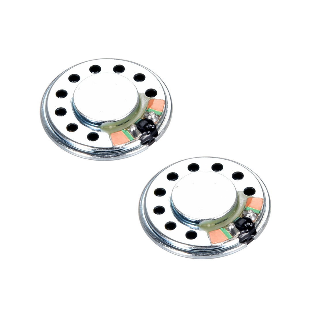 Harfington 0.5W 8 Ohm DIY Audio Speaker Loudspeaker 26mm Round Shape 2pcs