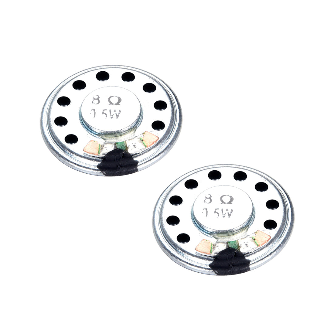 Harfington 0.5W 8 Ohm DIY Audio Speaker Loudspeaker 30mm Round Shape 2pcs