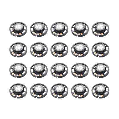 Harfington 0.25W 8 Ohm Mini DIY Audio Speaker Loudspeaker 29mm Round Shape 20pcs
