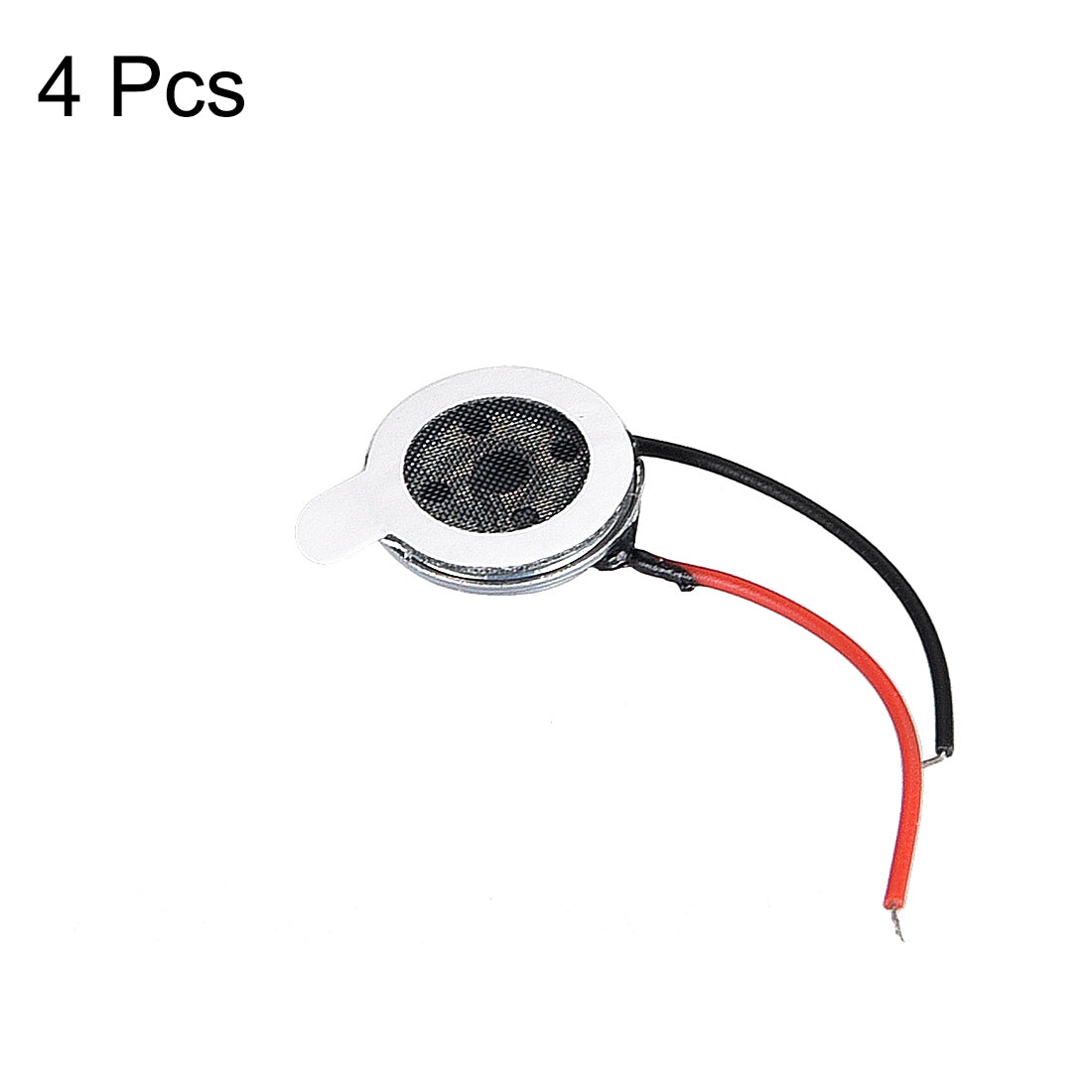 Harfington 0.5W 8 Ohm Mini DIY Audio Speaker Loudspeaker 10mm Round Shape 4pcs