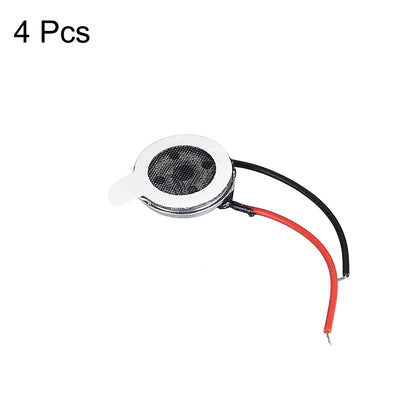 Harfington 0.5W 8 Ohm Mini DIY Audio Speaker Loudspeaker 10mm Round Shape 4pcs