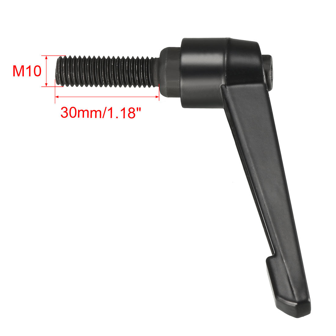 Harfington Handles Adjustable Clamping Lever Thread Ratchet Male Threaded Stud 2Pack