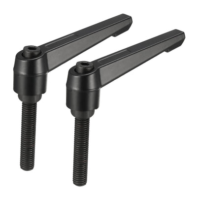 Harfington Handles Adjustable Clamping Lever Thread Ratchet Male Threaded Stud 2Pack