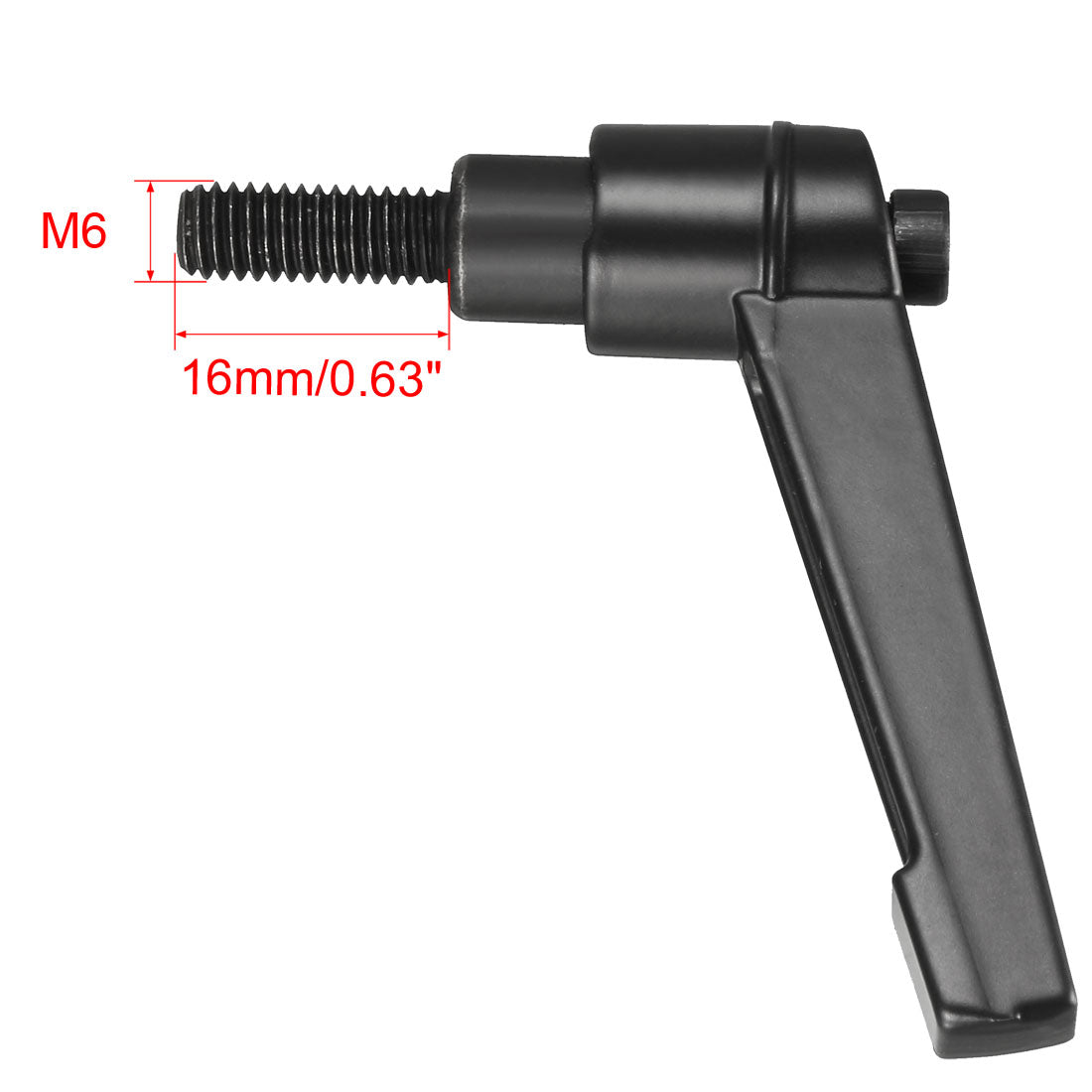 Harfington Handles Adjustable Clamping Lever Thread Push Button Ratchet Male Thread Stud 2Pack
