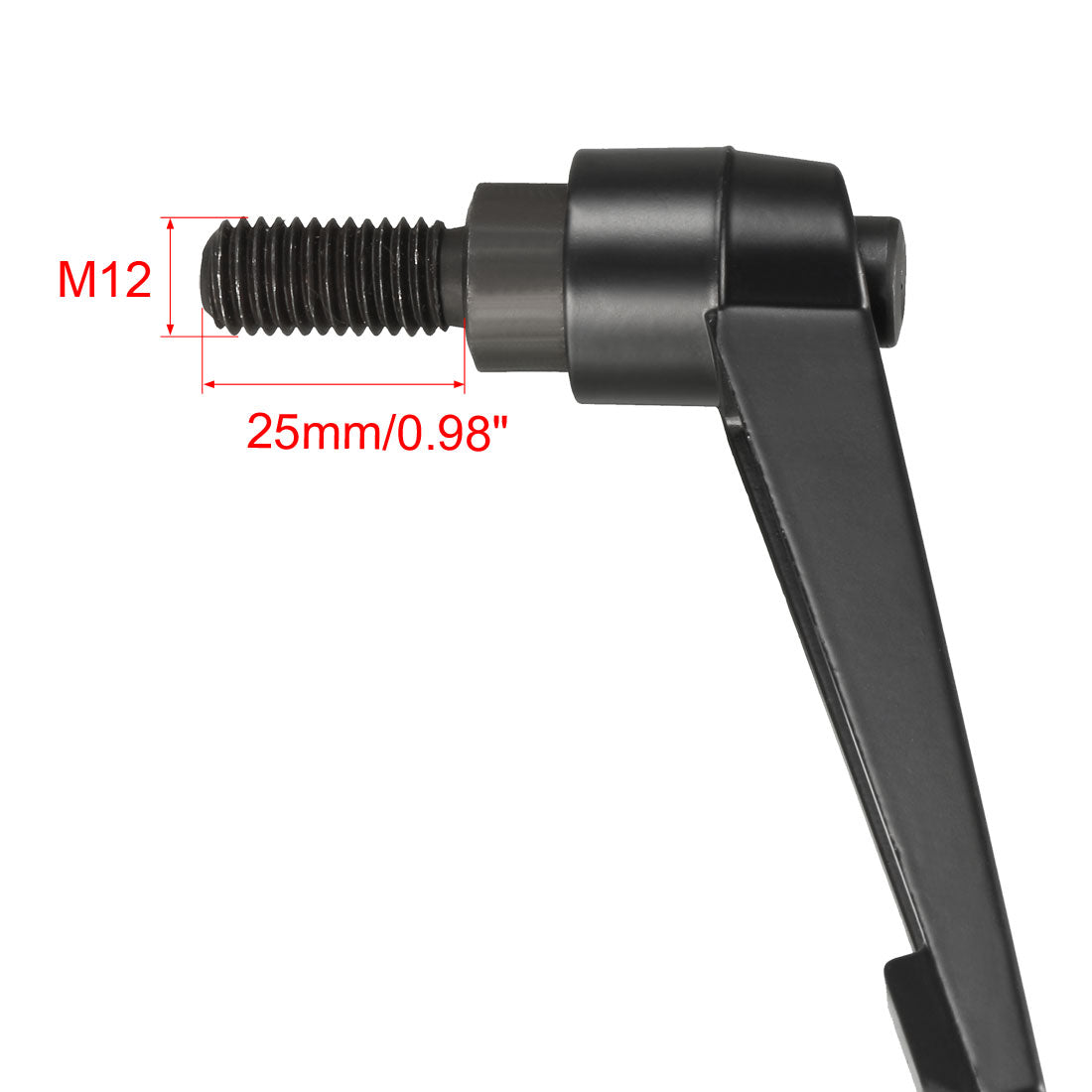 Harfington Handle Adjustable Clamping Lever Thread Push Button Ratchet Male Threaded Stud