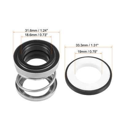 Harfington Mechanical Shaft Seal Replacement for Pool Spa Pump 108