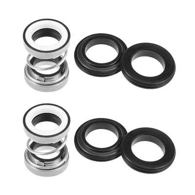 Harfington Mechanical Shaft Seal Replacement for Pool Spa Pump 2pcs 301