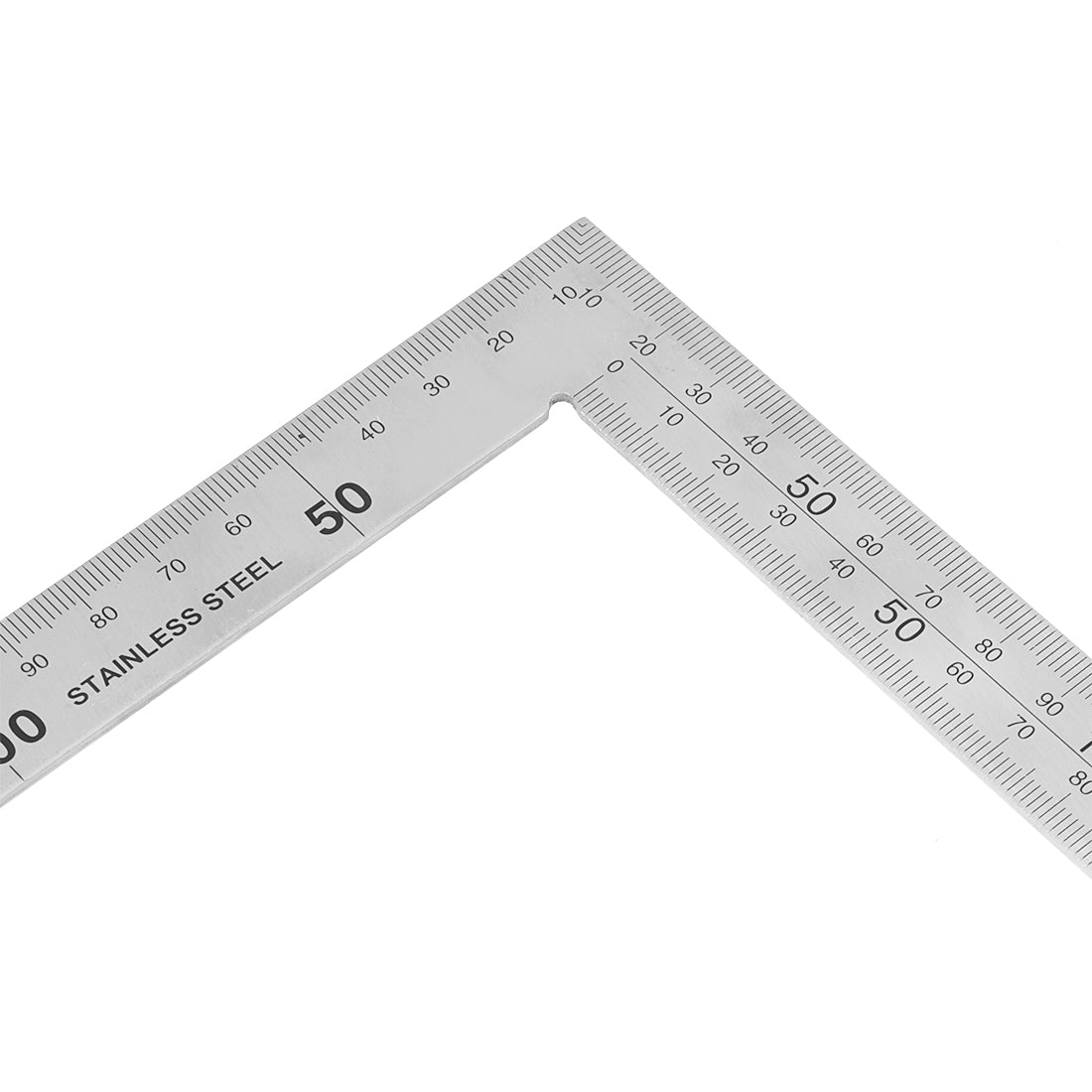 Harfington 150mmx300mm Stainless Steel Framing Square Right Angle Ruler Thicken Try Square Ruler Tools for Carpenter Engineer