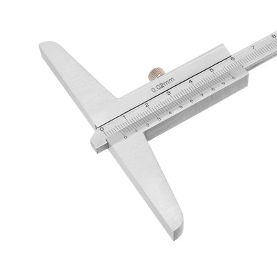 Harfington 0-200mm Depth Vernier Caliper Micrometer Gauge Measuring Tool 0.02mm Resolution