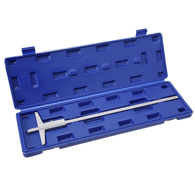 Harfington 0-300mm Depth Vernier Caliper Micrometer Gauge Measuring Tool 0.02mm Resolution