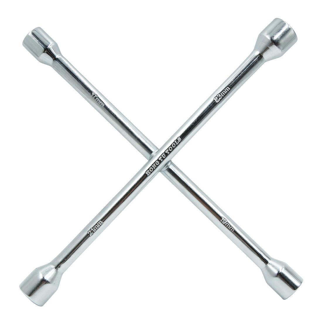 Harfington 17mm 19mm 21mm 23mm Cross Lug Wrench Wheel Tire Spanner Car Repair Tool