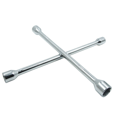 Harfington 17mm 19mm 21mm 23mm Cross Lug Wrench Wheel Tire Spanner Car Repair Tool