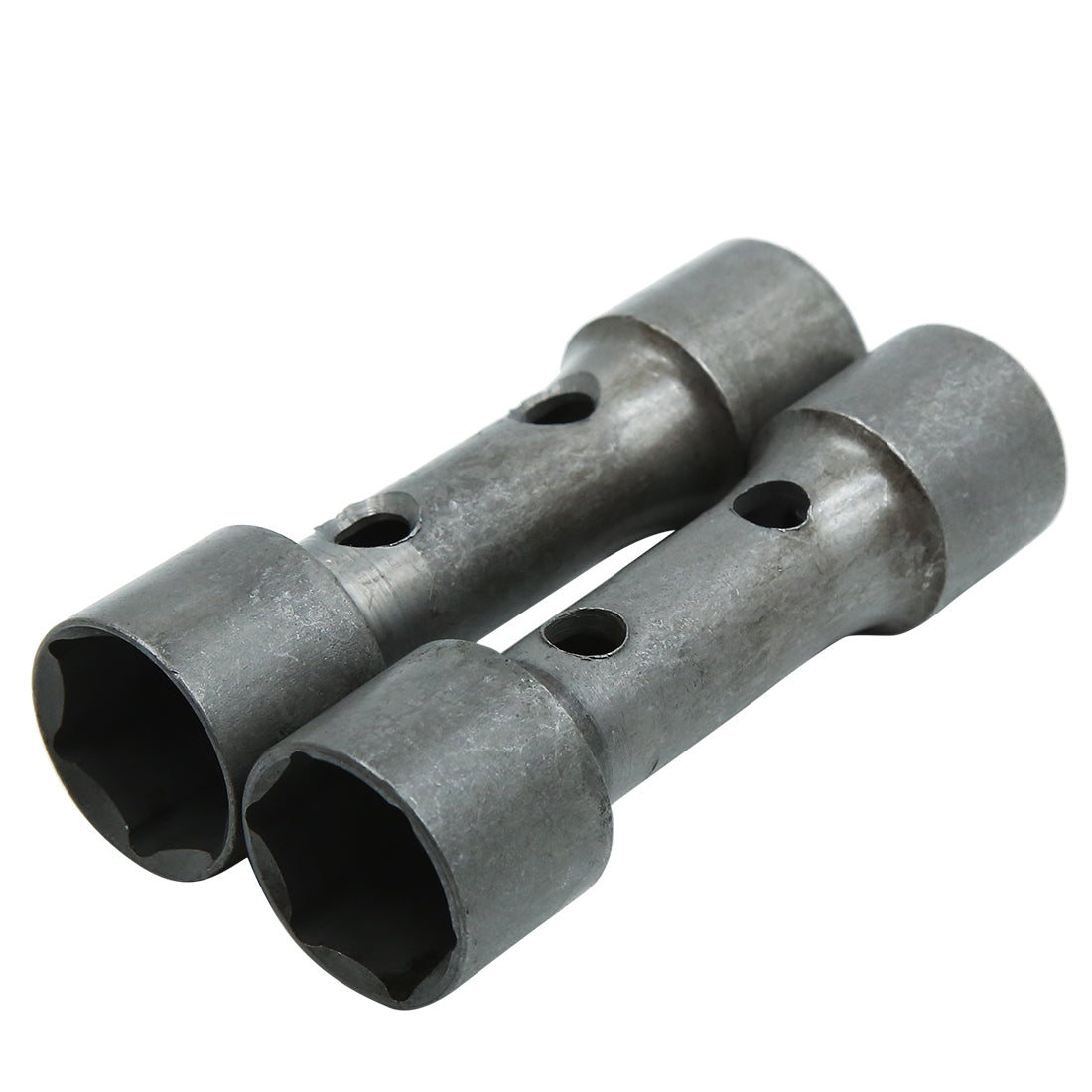 Harfington 2pcs 18mm 21mm 6 Point Car Spark Plug Socket Wrenches Box Spanner Remover Tool