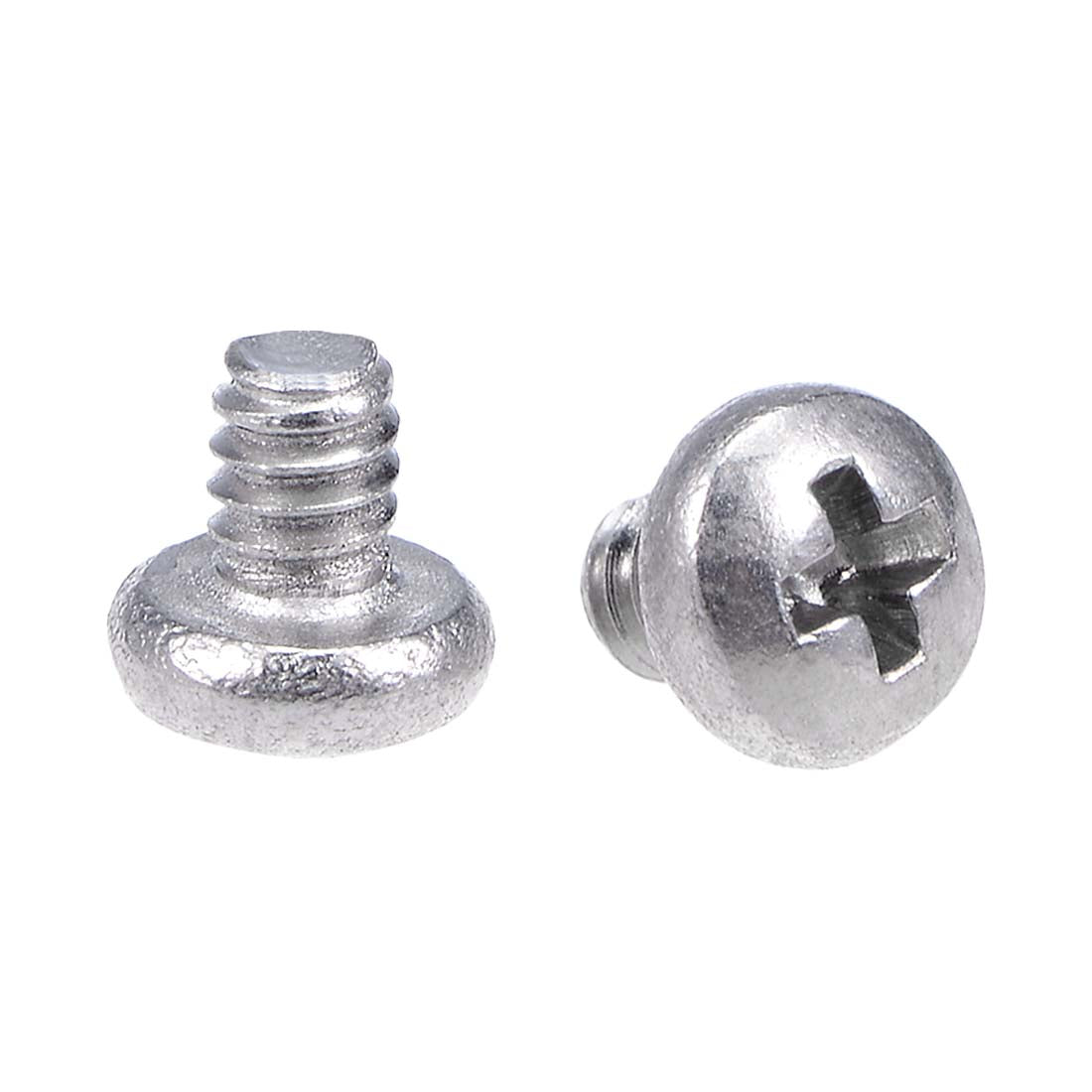 Harfington Machine Screws Pan Phillips Cross Head Screw 304 Stainless Steel Fasteners Bolts 50pcs