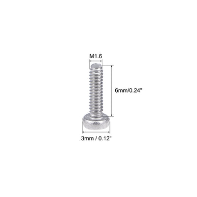 Harfington Machine Screws Pan Phillips Cross Head Screw 304 Stainless Steel Fasteners Bolts 100Pcs