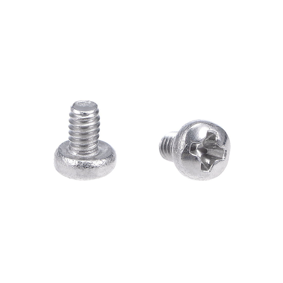 Harfington Machine Screw Pan Phillips Head Screw 304 Stainless Steel Fasteners Bolt 100Pcs