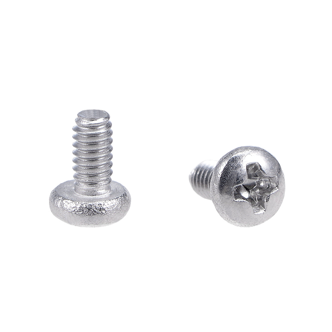 Harfington Machine Screw Pan Phillips Head Screw 304 Stainless Steel Fasteners Bolt 100Pcs