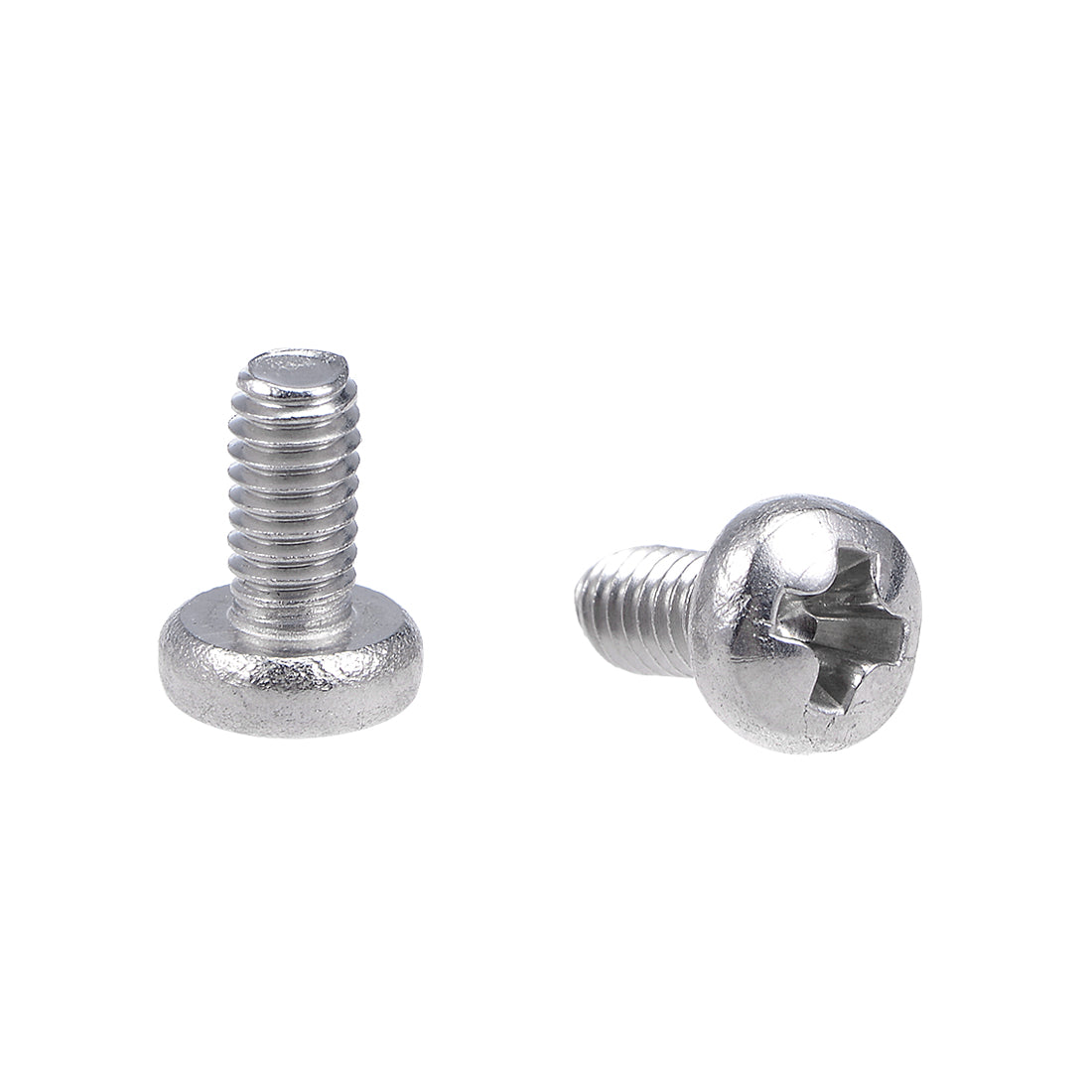 Harfington Machine Screws Pan Phillips Head Screw Stainless Steel Fasteners Bolts, 100Pcs