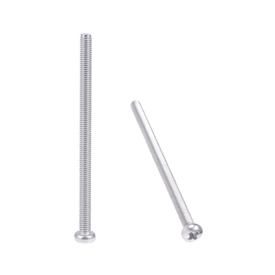 Harfington 30Pcs Stainless Steel M5 Pan Phillips Head Screw