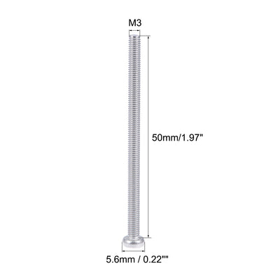 Harfington Machine Screws Pan Phillips Head 304 Stainless Steel Fasteners Bolts 100Pcs