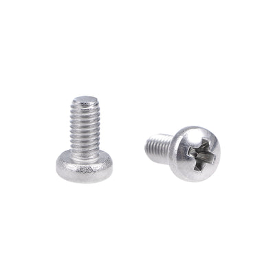 Harfington 30Pcs Stainless Steel M5 Pan Phillips Head Screw