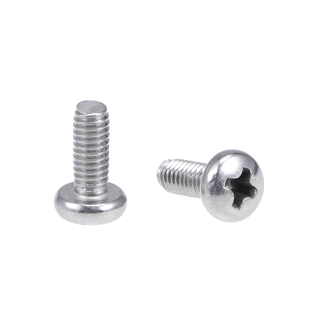 Harfington M4x10mm Machine Screws Pan Phillips Cross Head Screw 304 Stainless Steel Fasteners Bolts 20Pcs