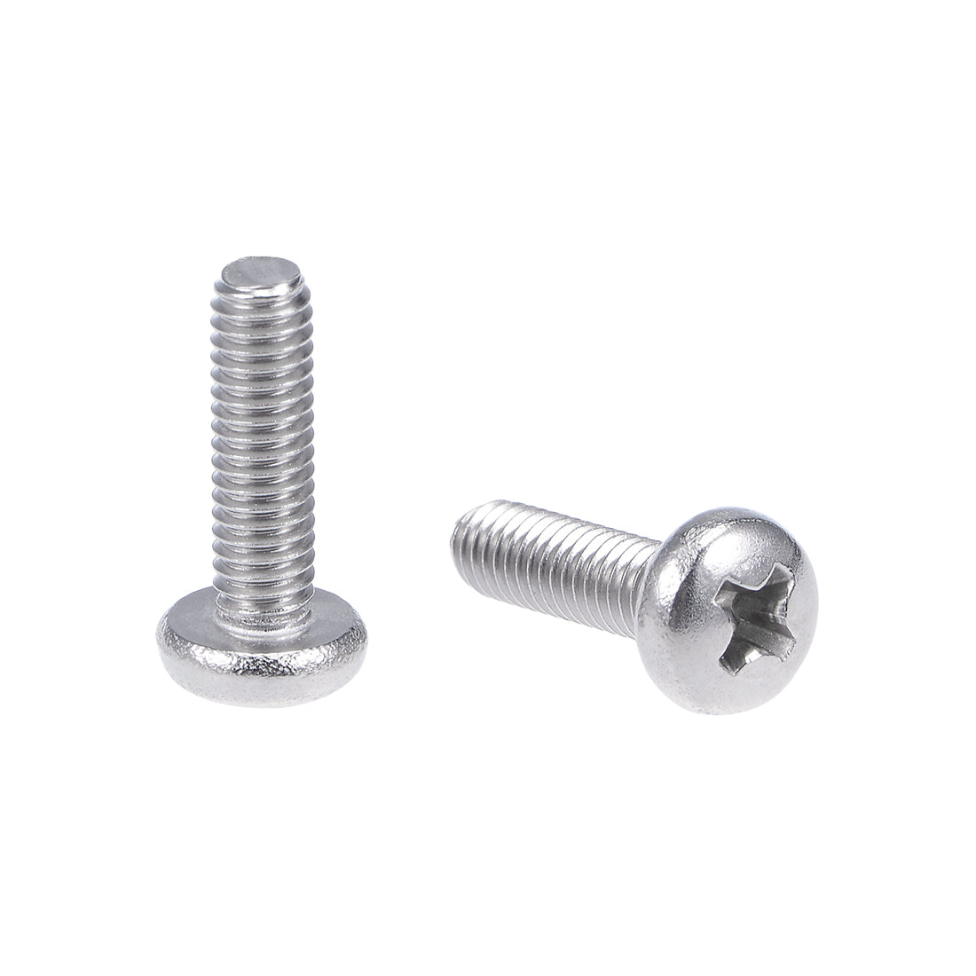 Harfington M4x14mm Machine Screws Pan Phillips Cross Head Screw 304 Stainless Steel Fasteners Bolts 20Pcs