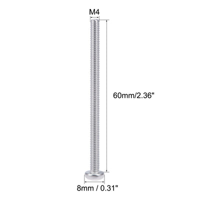 Harfington Machine Screws Pan Phillips Cross Head Screw, Fasteners Bolts 30Pcs
