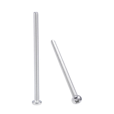 Harfington Machine Screws Pan Phillips Cross Head Screw, Fasteners Bolts 30Pcs