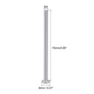 Harfington 20Pcs Stainless Steel Pan Phillips Head Machine Screw