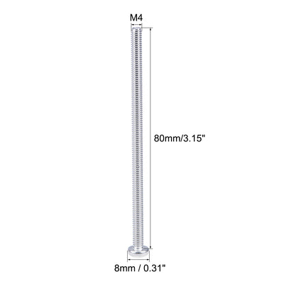 Harfington Machine Screws Pan Phillips Cross Head Screw, Fasteners Bolts 30Pcs
