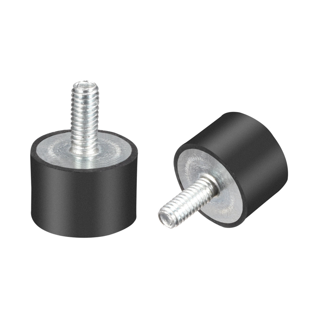 Harfington Thread Rubber Mounts,Vibration Isolators,Cylindrical w Studs  2pcs