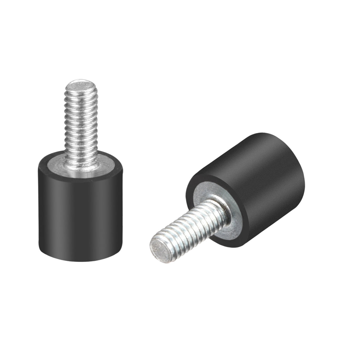Harfington Thread Rubber Mounts,Vibration Isolators,Cylindrical w Studs  2pcs