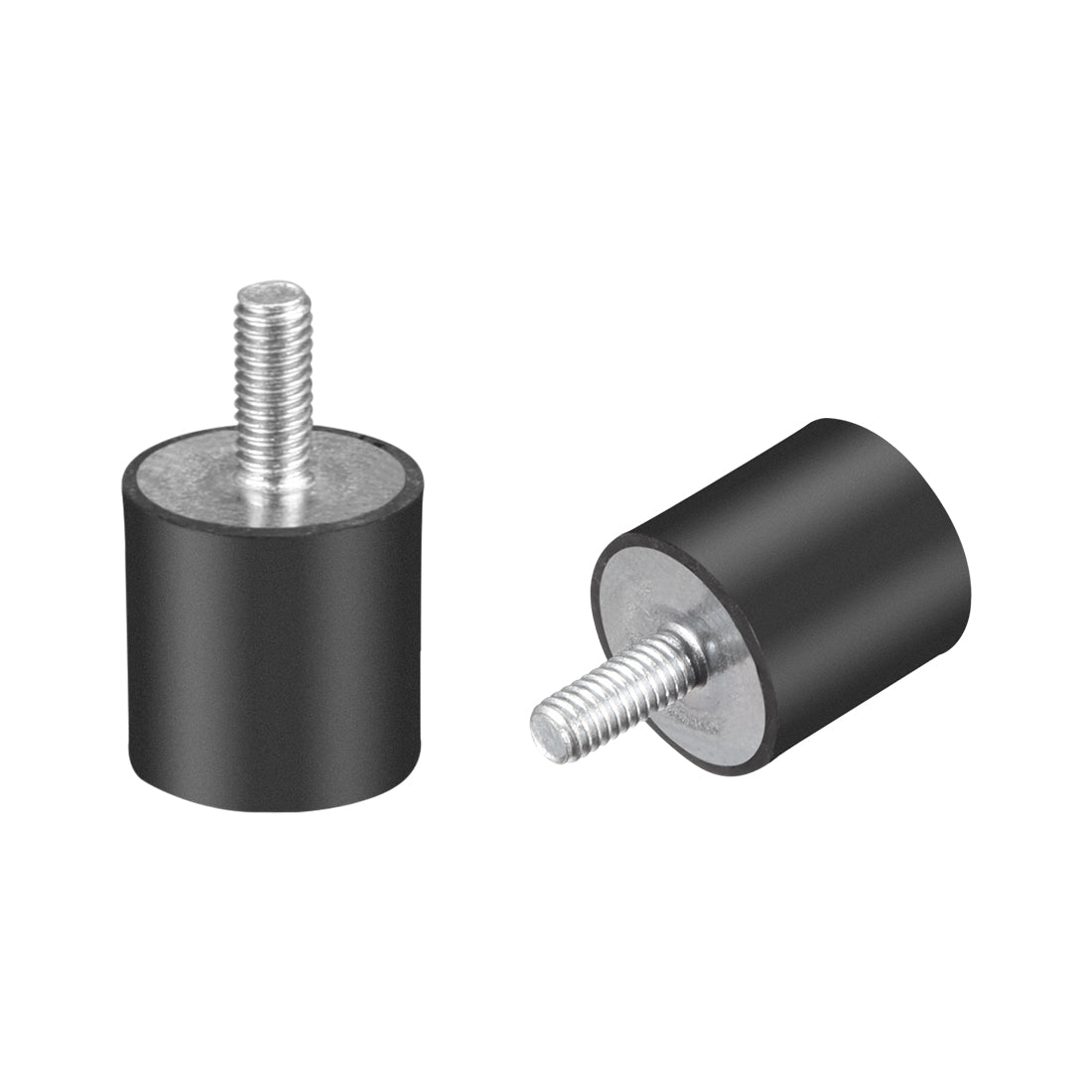 Harfington Thread Rubber Mounts,Vibration Isolators,Cylindrical w Studs  2pcs