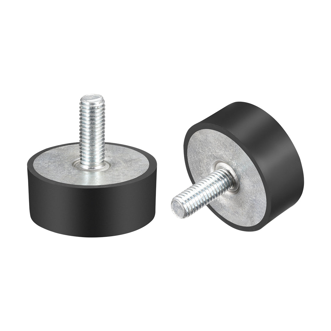 Harfington Thread Rubber Mounts,Vibration Isolators,Cylindrical w Studs  2pcs