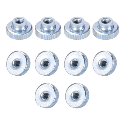 Harfington Knurled Thumb Nuts - M3 Round Knobs with , Zinc Plating - 10 Pcs