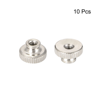 Harfington Knurled Thumb Nuts, M3 Round Knobs with , Nickel Plating, 10 Pcs