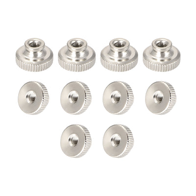 Harfington Knurled Thumb Nuts, M3 Round Knobs with , Nickel Plating, 10 Pcs
