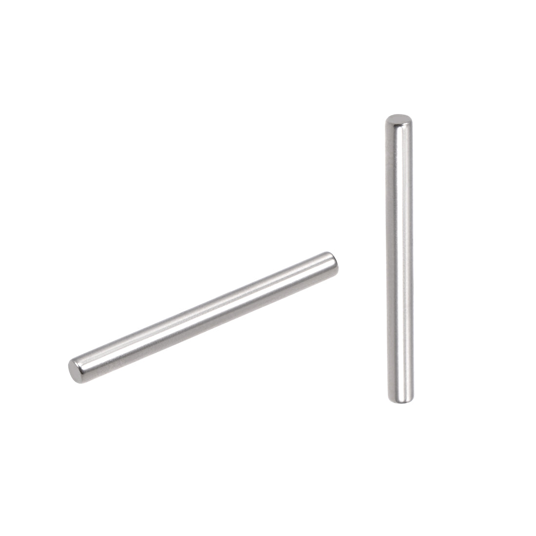 Harfington 100Pcs Dowel Pin 304 Stainless Steel Shelf Support Pin Fasten Elements Silver Tone