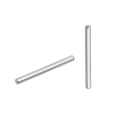 Harfington 100Pcs Dowel Pin 304 Stainless Steel Shelf Support Pin Fasten Elements Silver Tone