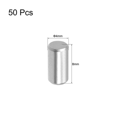 Harfington Dowel Pin 304 Stainless Steel Shelf Support Pin Silver Tone