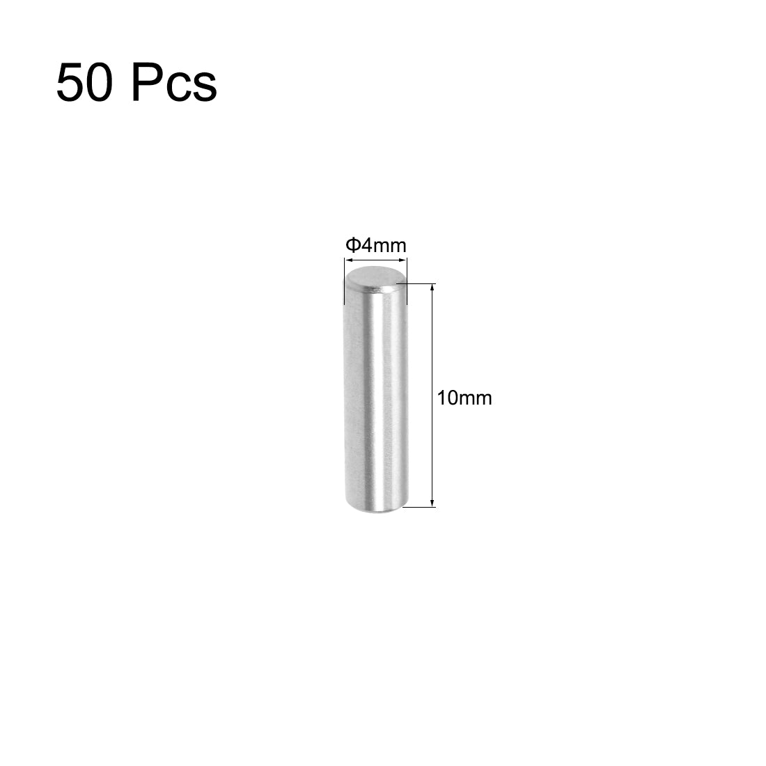 Harfington Dowel Pin 304 Stainless Steel Shelf Support Pin Silver Tone