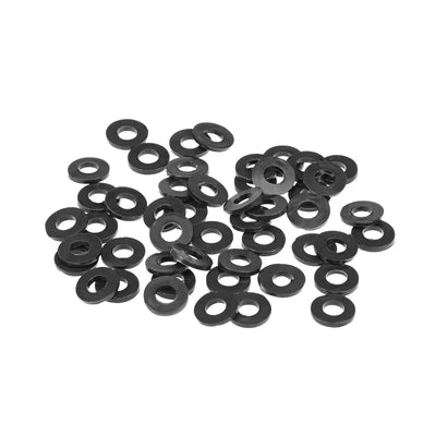 Harfington Rubber Flat Washers Inner Diameter OD Thick 50 Pieces