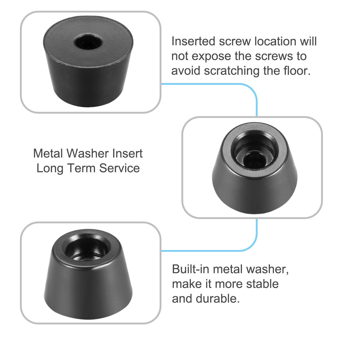 Harfington Rubber Feet Bumper Pads